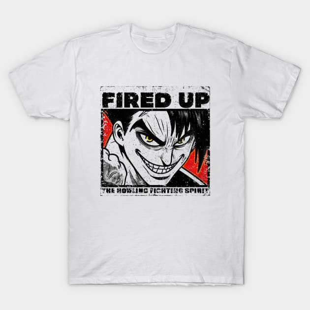 Saw Paing- FIRED UP - Kengan - Ashura Omega Season 2 CL T-Shirt by JPNDEMON